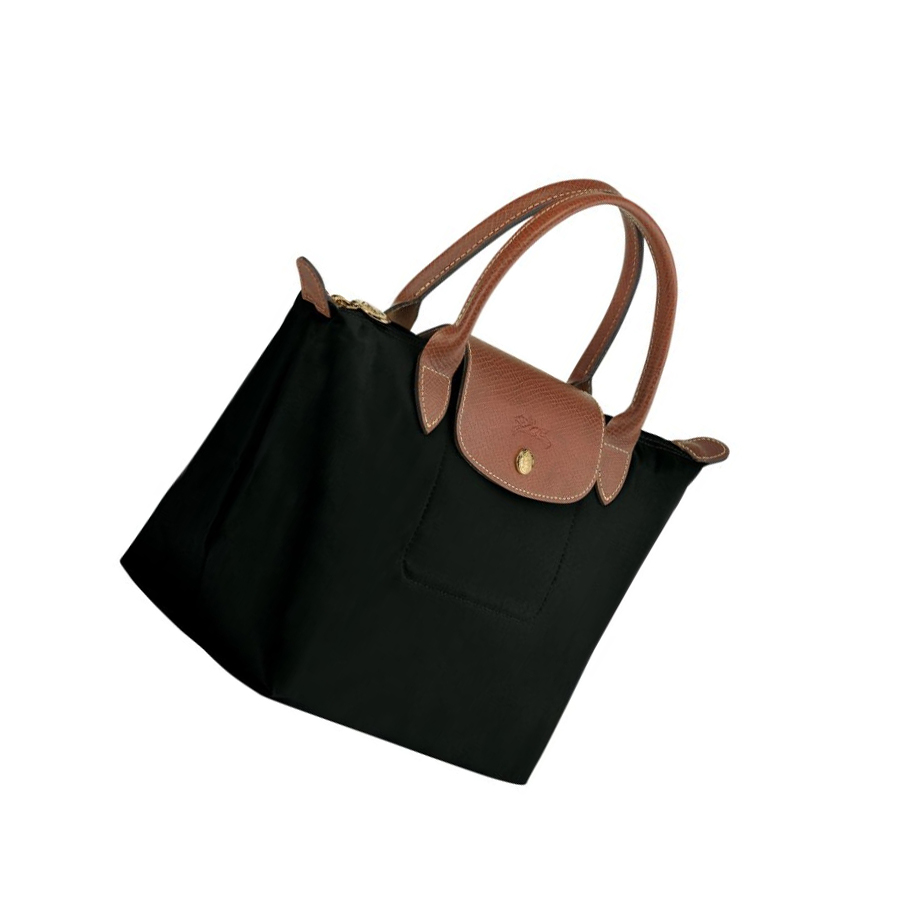 Női Longchamp Le Pliage Original S Kézitáska Fekete | HU-KBA5608