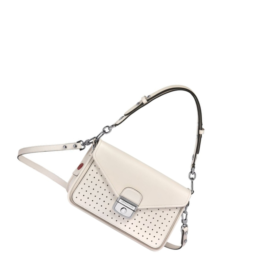 Női Longchamp Mademoiselle S Crossbody Táska Bézs | HU-FMK6105