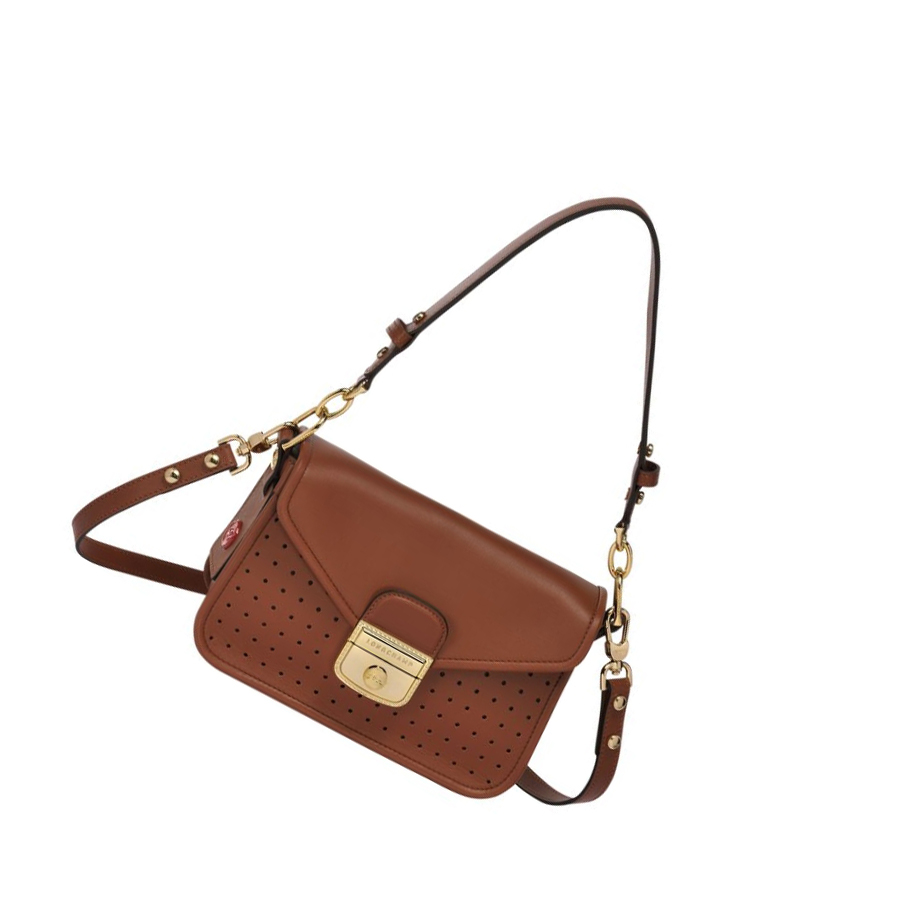 Női Longchamp Mademoiselle XS Crossbody Táska Barna | HU-ADJ7201