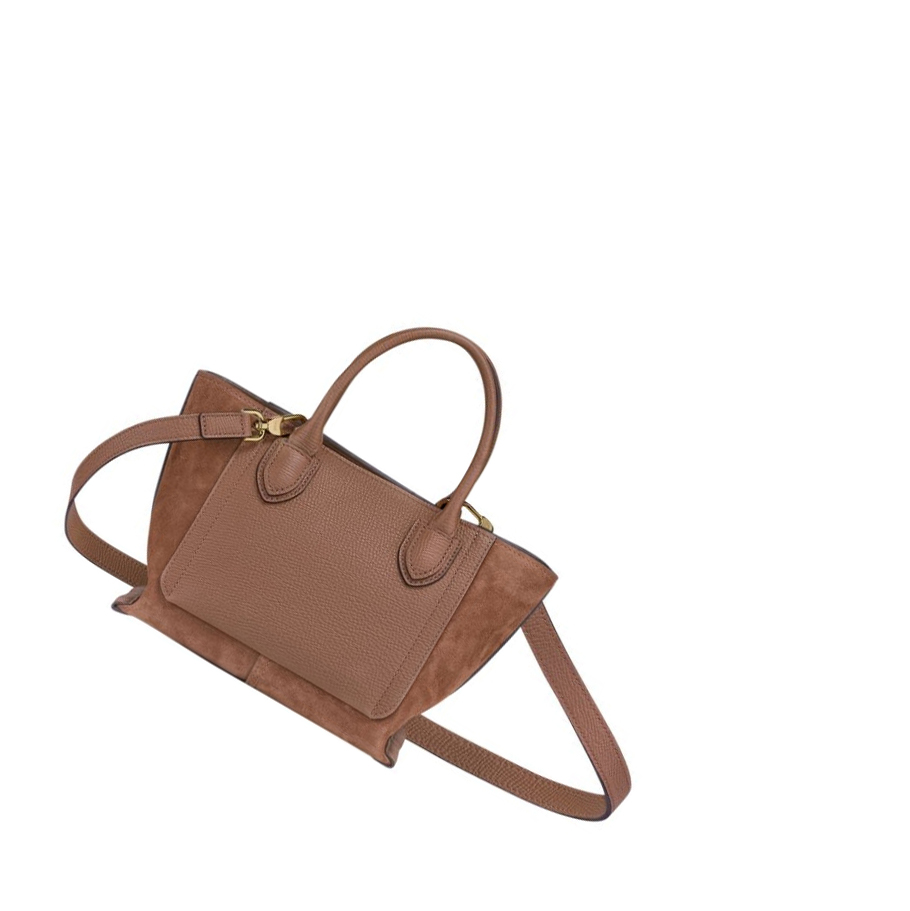 Női Longchamp Mailbox S Kézitáska Barna | HU-AWN5267