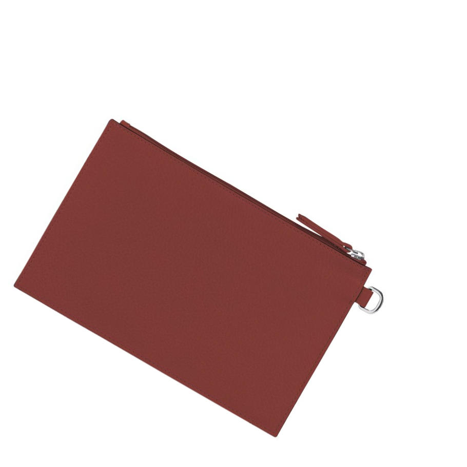 Női Longchamp Roseau Essential Pouches Barna | HU-KDH2610