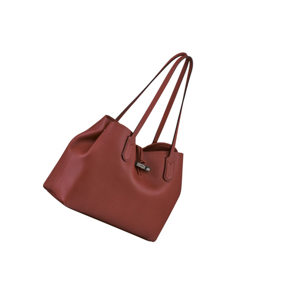 Női Longchamp Roseau Essential Válltáskák Barna | HU-DSF1289