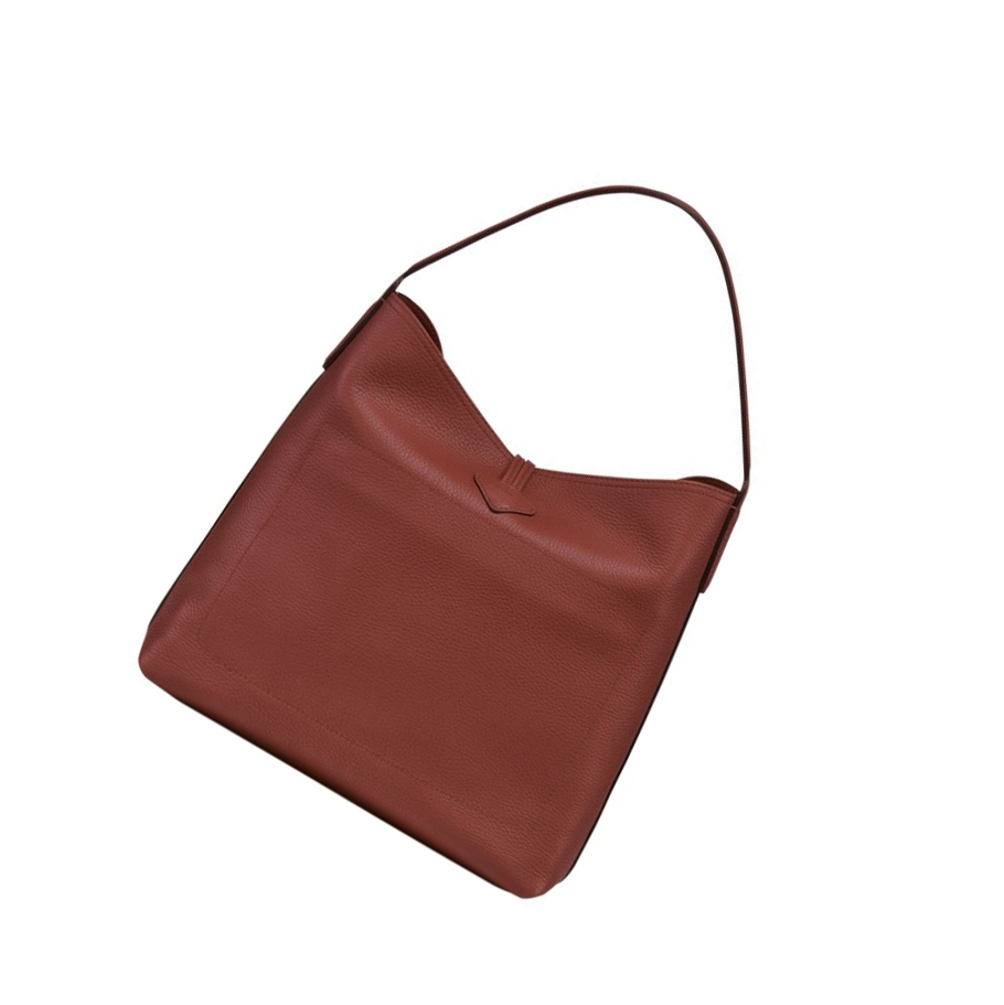 Női Longchamp Roseau Essential Válltáskák Barna | HU-KNQ7389