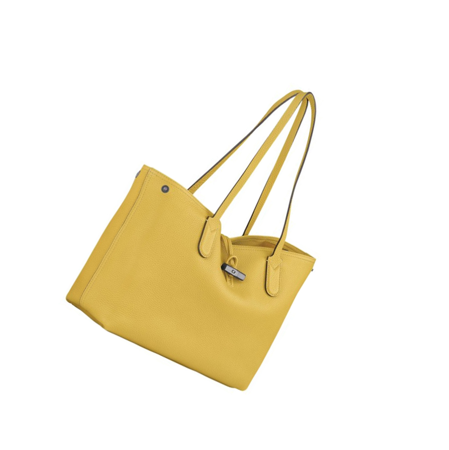 Női Longchamp Roseau Essential Válltáskák Sárga | HU-ZNB7438