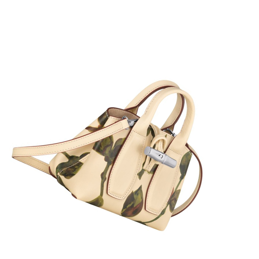 Női Longchamp Roseau Végétal XS Kézitáska Khaki | HU-GBP7492