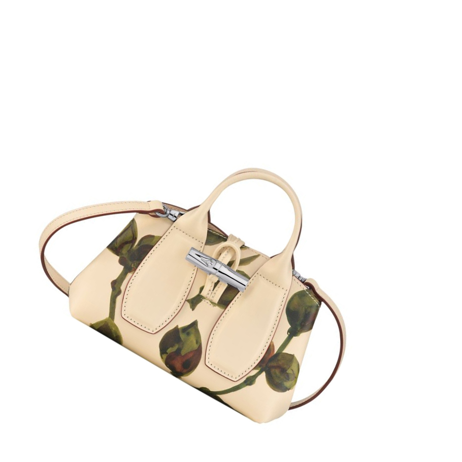 Női Longchamp Roseau Végétal XS Kézitáska Khaki | HU-GBP7492