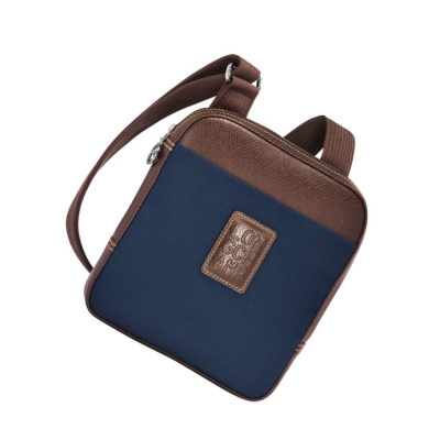 Férfi Longchamp Boxford S Crossbody Táska Sötétkék | HU-VWP8259