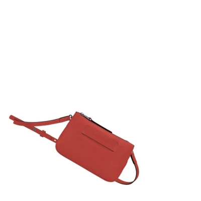 Női Longchamp 3D Crossbody Táska Piros | HU-INU5418