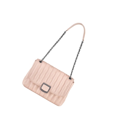 Női Longchamp Brioche M Crossbody Táska Világos Rózsaszín | HU-JTO9823