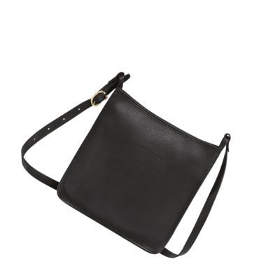 Női Longchamp Le Foulonné L Crossbody Táska Fekete | HU-HCN1629