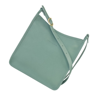 Női Longchamp Le Foulonné L Crossbody Táska Kék | HU-ZRV3825