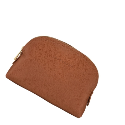 Női Longchamp Le Foulonné Pouches Barna | HU-IYO8295