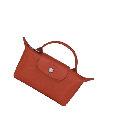 Női Longchamp Le Pliage City Pouches Piros | HU-ZMC6704