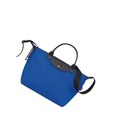 Női Longchamp Le Pliage Energy M Kézitáska Kék | HU-UHG2863