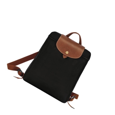 Női Longchamp Le Pliage Original Hátizsák Fekete | HU-VDP6571