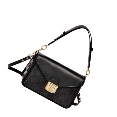 Női Longchamp Mademoiselle S Crossbody Táska Fekete | HU-WJN5987