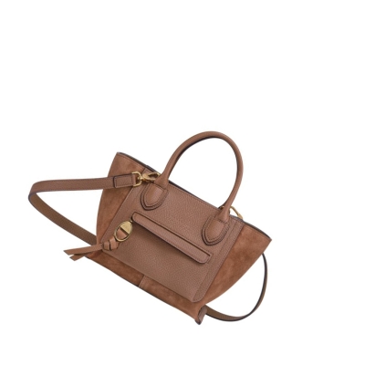 Női Longchamp Mailbox S Kézitáska Barna | HU-AWN5267