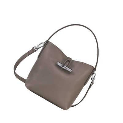 Női Longchamp Roseau Essential S Kézitáska Szürke | HU-HDW8345