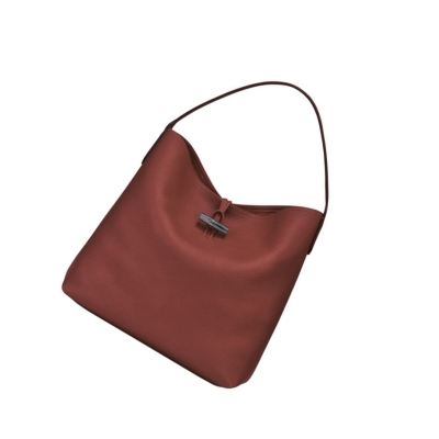 Női Longchamp Roseau Essential Válltáskák Barna | HU-KNQ7389